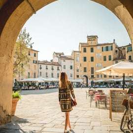 De Florença: Viagem de 1 dia a Pisa, Lucca e Mármore de Carrara