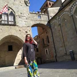 Pistoia: passeio guiado a pé com um local e aperitivo