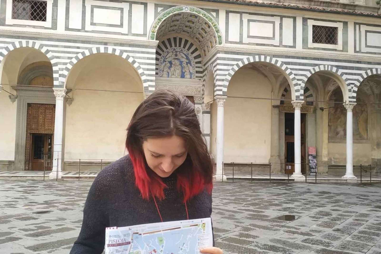 Pistoia: passeio guiado a pé com um local e aperitivo