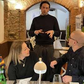 Pistoiai ételtúra borral, tésztával és gelatóval