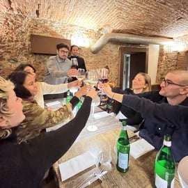 Pistoiai ételtúra borral, tésztával és gelatóval